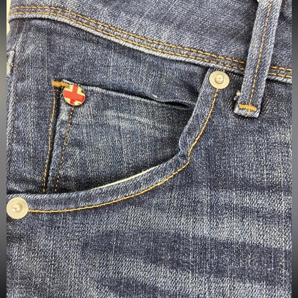 Hudson Womens Dark Wash slim Collin Skinny Ankle Jeans Sz28x25 (sku68) - Picture 3 of 16